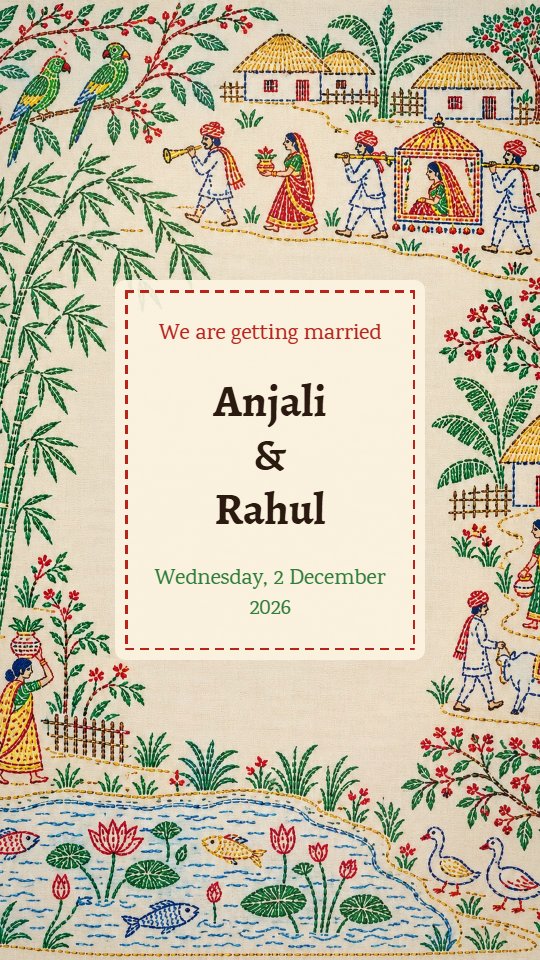 Bihari Vivah: invitation preview