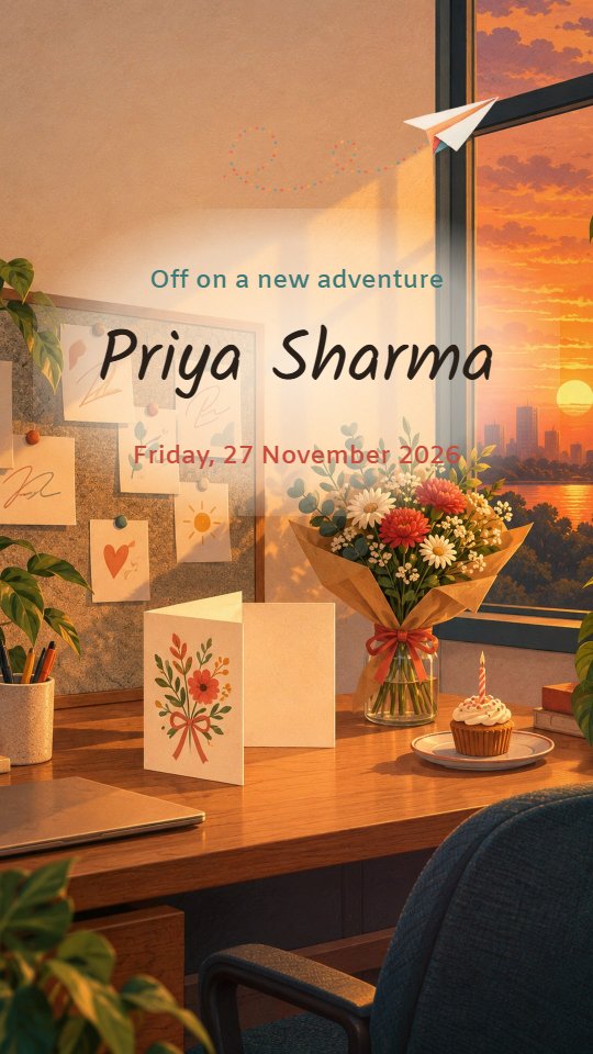 Farewell Party invitation